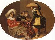Officers Playing Backgammon Willem Cornelisz Duyster